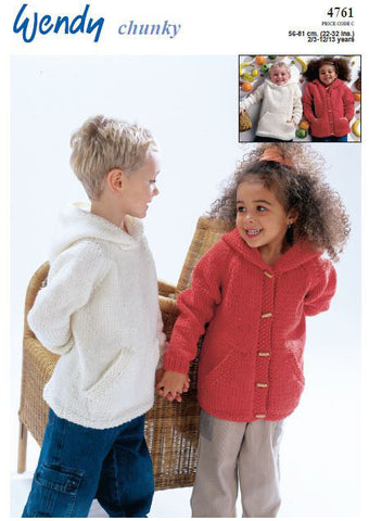 Hooded Top and Jacket in Wendy Chunky (4761) Digital Version