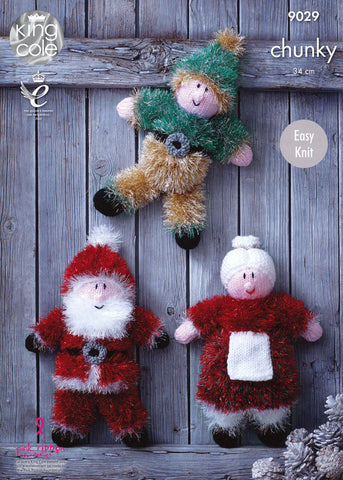 Tinsel Christmas Toys in King Cole Chunky (9029)