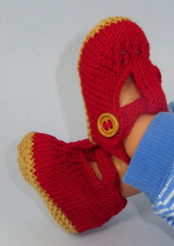Baby Retro (Clark's) Sandals by MadMonkeyKnits (583) - Digital Version