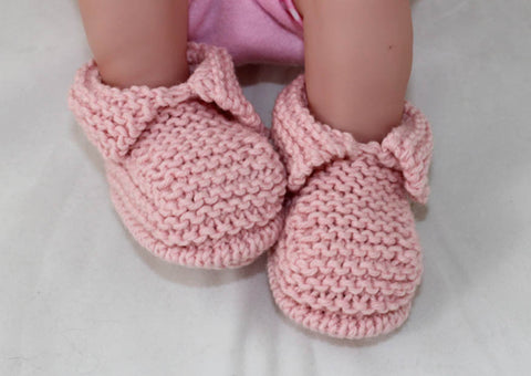 Baby's First Booties by MadMonkeyKnits (1049) - Digital Version