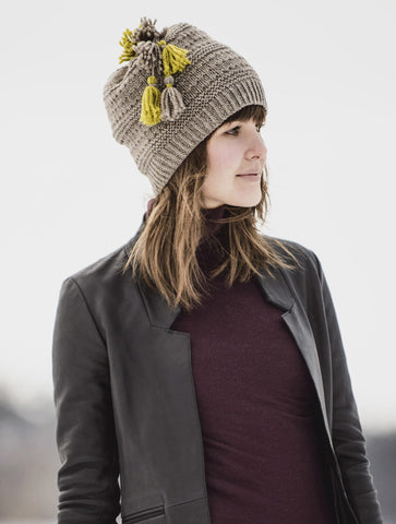 Tonka Bay Toque in Blue Sky Woolstok (201614)