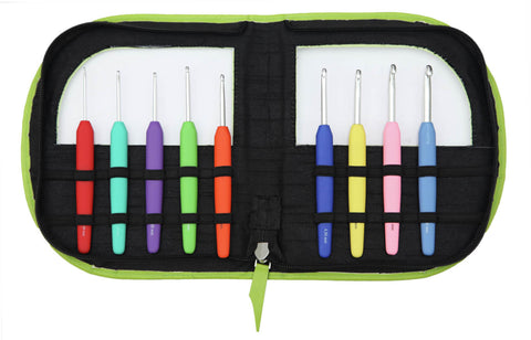 Knit Pro Waves Crochet Hook Set - Green