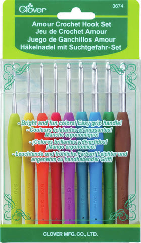 Amour Crochet Hook Set - 2.00mm-6.00mm