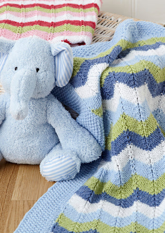 Blankets in Deramores Baby DK (1002)