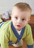 Cardigan in Deramores Baby DK (1005)