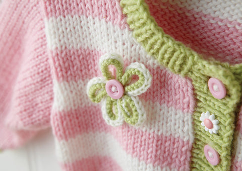 Cardigan in Deramores Baby DK (1006) Digital Version