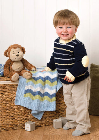 Jumper in Deramores Baby DK (1013) Digital Version