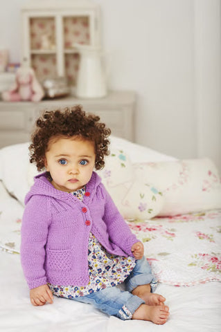 Girls Cardigans in Deramores Baby DK (1019) – Digital Version