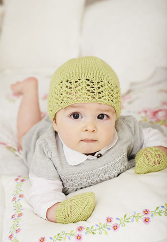 Blanket, Hat and Mittens in Deramores Baby DK (1022) - Digital Version