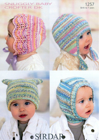 Hats in Sirdar Snuggly Baby Crofter DK (1257)
