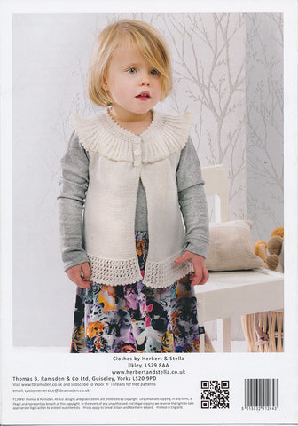 Angel Cardigan Long Sleeved or Sleeveless in Peter Pan Merino Baby 4 Ply (P1264)