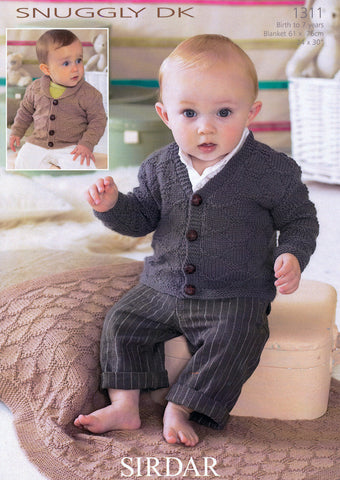 Cardigans and Blankets in Sirdar Snuggly DK (1311)