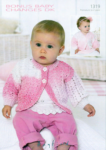 Cardigans in Sirdar Bonus Baby Changes DK (1319)