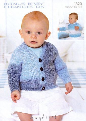 Sweater & Cardigan in Sirdar Bonus Baby Changes DK (1320)