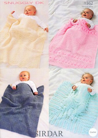 Blankets in Sirdar Snuggly DK (1362)