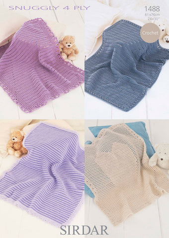 Blankets In Sirdar Snuggly 4 Ply (1488)