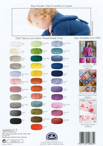 DMC Crochet Boys Hoodie (14890L/2)