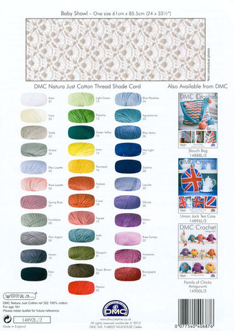 DMC Crochet Baby Shawl (14892L/2)