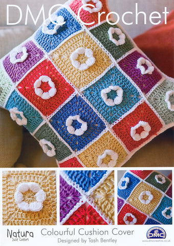 DMC Crochet Colourful Cushion Cover (14893L/2)