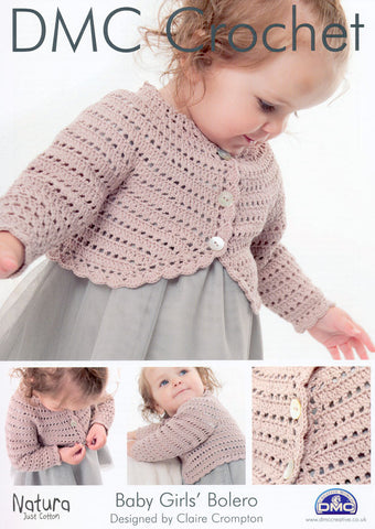 DMC Crochet Baby Girls' Bolero (14933L/2)