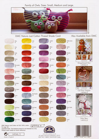 DMC Crochet Family of Owls (14934L/2)