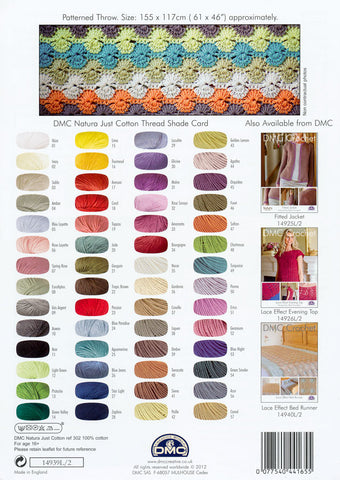 DMC Crochet Patterned Throw (14939L/2)