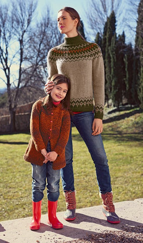 Jacket in Bergere de France Blizzard (702.73)