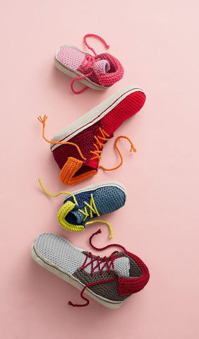 Children's Slipper Socks in Bergere de France Ideal (704.91)