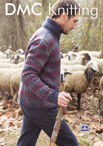 Mens Sweater in DMC Woolly (15202L/2)