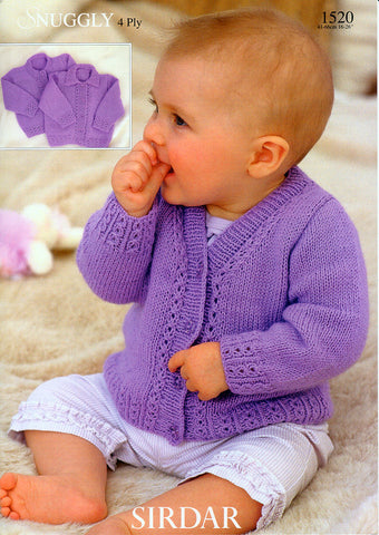 Cardigans in Sirdar Snuggly 4 Ply (1520)