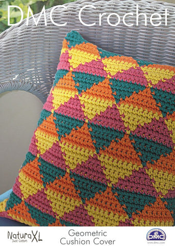 Geometric Cushion Cover in DMC Natura XL (15235L/2)