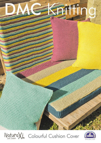 Colourful Cushion Cover in DMC Natura XL (15244L/2)