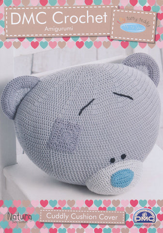 Tiny Tatty Teddy - Cuddly Cushion Cover Crochet Pattern (15284L/2)