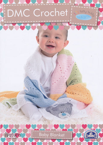 Tiny Tatty Teddy - Baby Blanket Crochet Pattern (15285L/2)