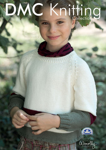 Girl's Jumper in DMC Woolly (15290L/2)