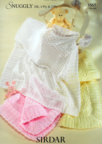 Shawls in Sirdar Snuggly 3 Ply, 4 Ply & DK (1665)