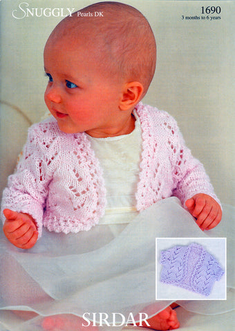 Boleros in Sirdar Snuggly Pearls DK (1690)