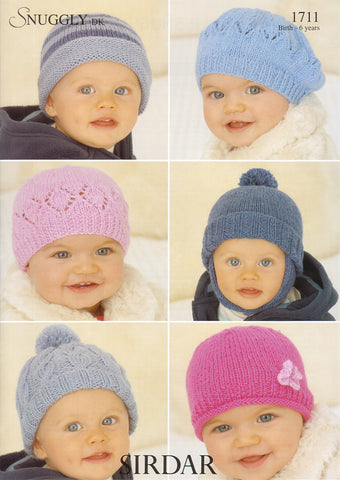 Hats in Sirdar Snuggly DK (1711)