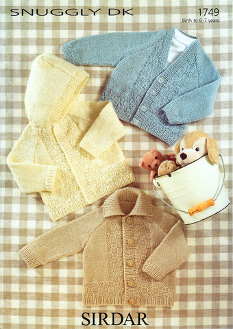 Jackets in Sirdar Snuggly DK (1749)