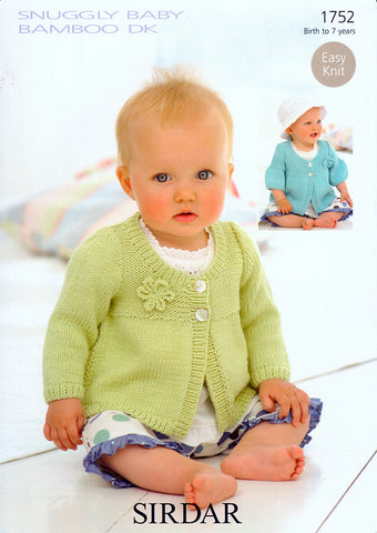 Coats in Sirdar Snuggly Baby Bamboo DK (1752)