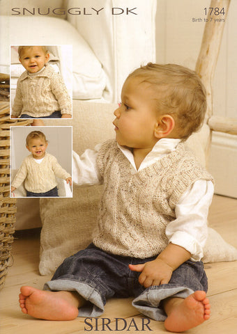 Sweaters and Tank Top in Sirdar Snuggly DK (1784)