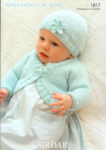 Bolero Cardigan & Hat in Sirdar Snuggly DK (1817)