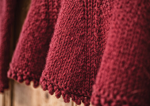 Peplum Jumper in Deramores Vintage Chunky (2009)