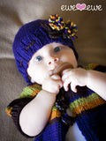 Adoracole Baby Cardigan and Hat in Ewe Wooly Worsted (205)