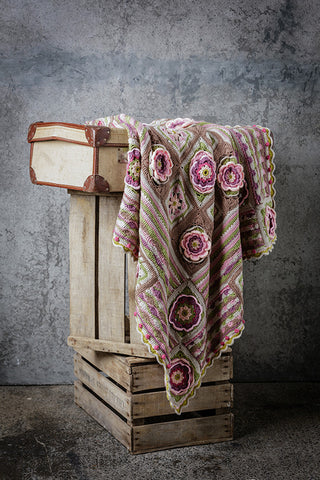 Stylecraft Lily Pond Blanket in Special DK Cherry Blossom Colour Pack