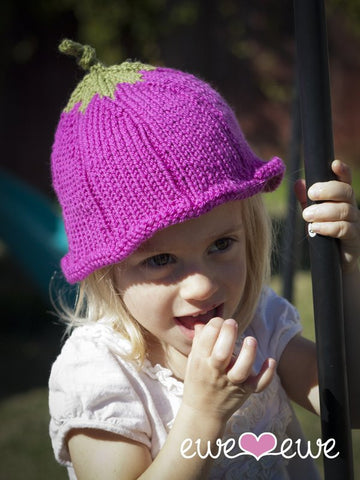Flower Fairy Hat in Ewe Wooly Worsted (214)