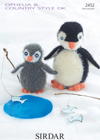 Penguins in Sirdar Ophelia and Country Style DK (2452)