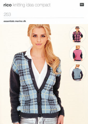 Cardigans in Rico Design Essentials Merino DK (253)