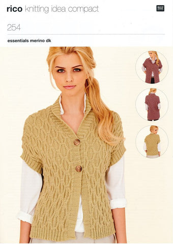 Waistcoats in Rico Design Essential Merino DK (254)