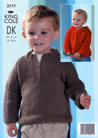 Jackets and Sweater in King Cole Merino Blend DK (2777)